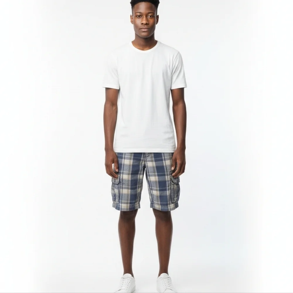Mens Y2K Cargo Shorts